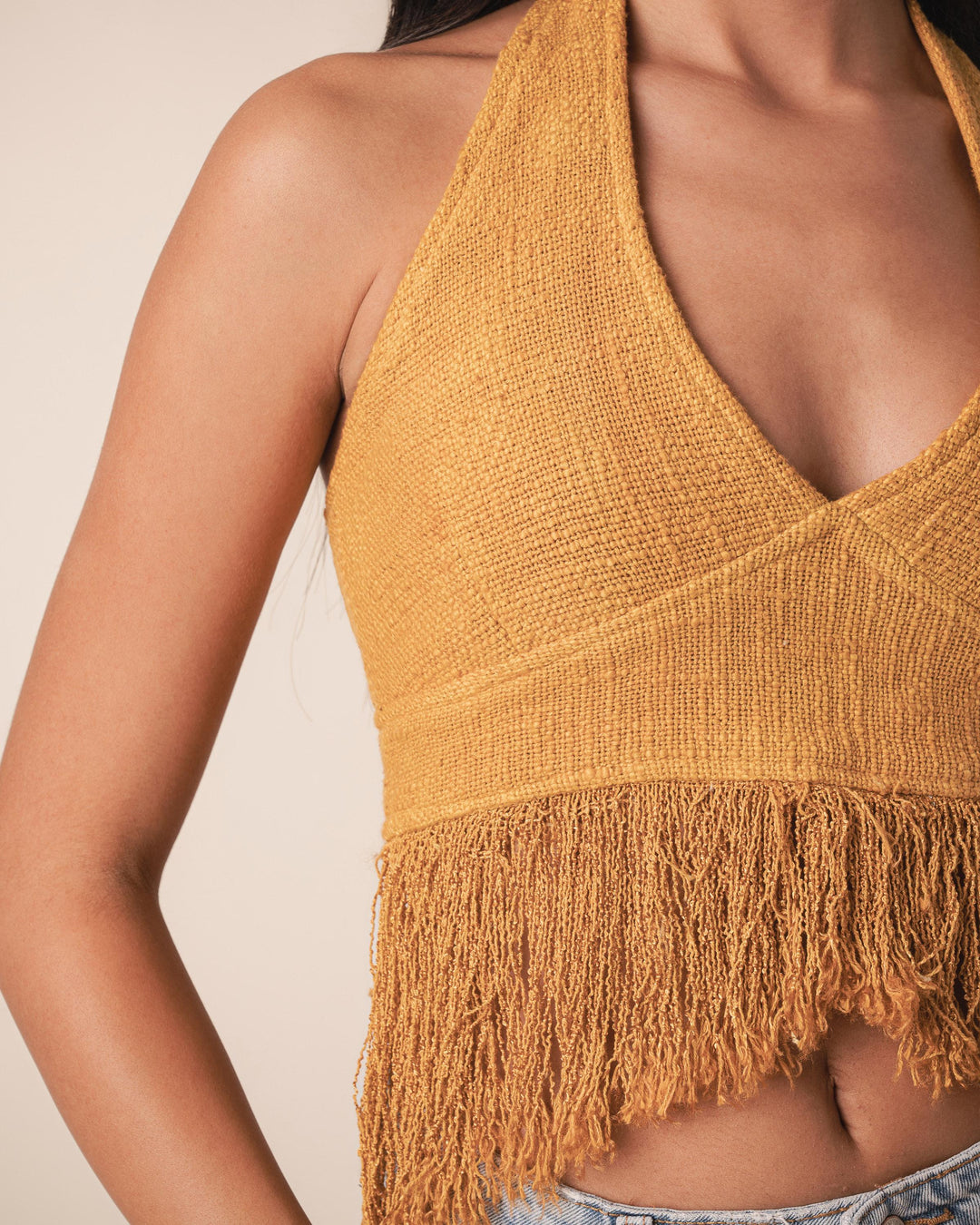 Ivy Top - Masala Yellow