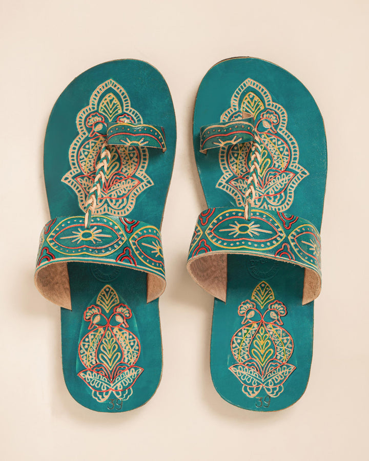 Peacock Sandals