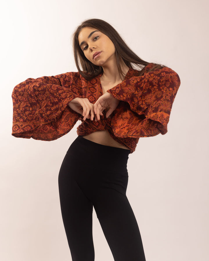 Aura Wrap Top